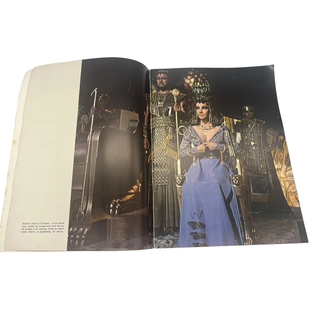 1963 Cleopatra Movie Souvenir Program Elizabeth Taylor Richard Burton Vintage - Picture 5 of 9